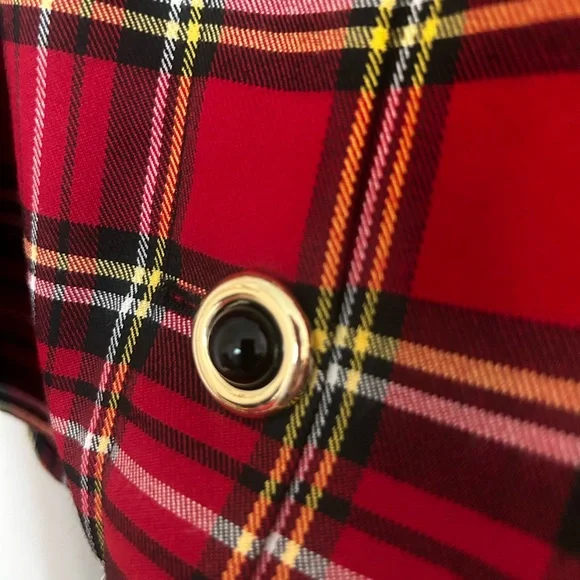 MAJORELLE Shane Mini Skirt in Red Plaid - Picture 4 of 4